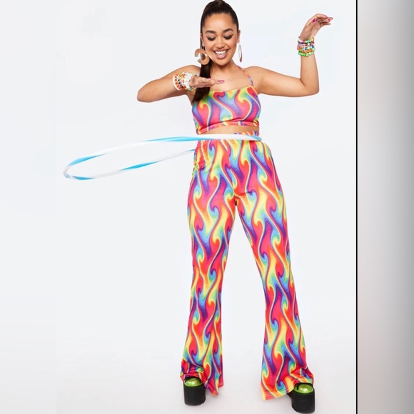 ✨HOST PICK!!✨🆕 Dolls Kill Colors Surround Me Light Up Hula Hoop!BNIP!SO!✨ - Picture 8 of 10